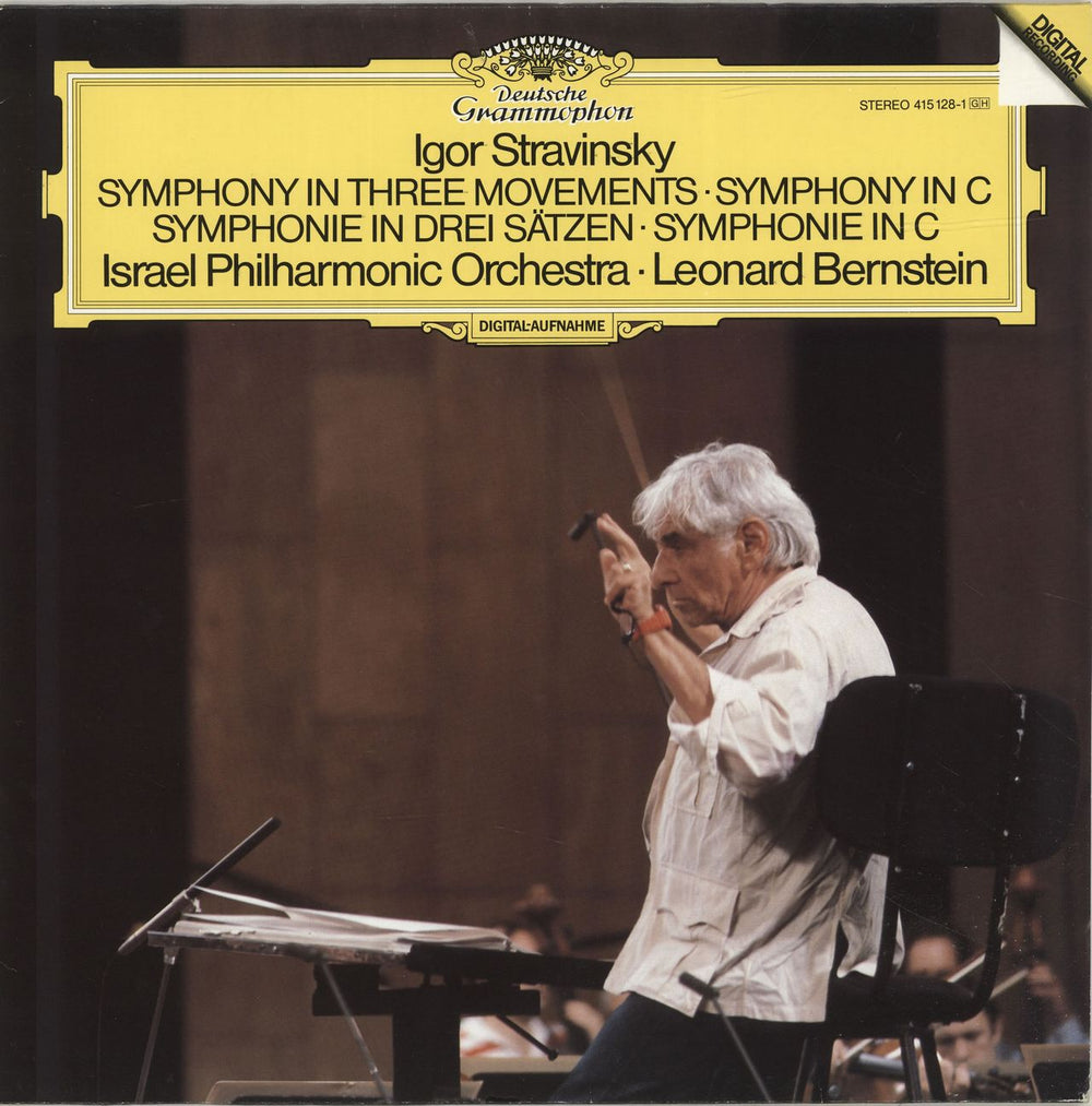 Igor Stravinsky Symphony In Three Movements / Symphony In C German vinyl LP album (LP record) 415128-1