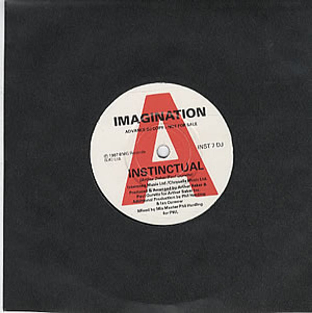Imagination Instinctual UK Promo 7" vinyl single (7 inch record / 45) INST7DJ