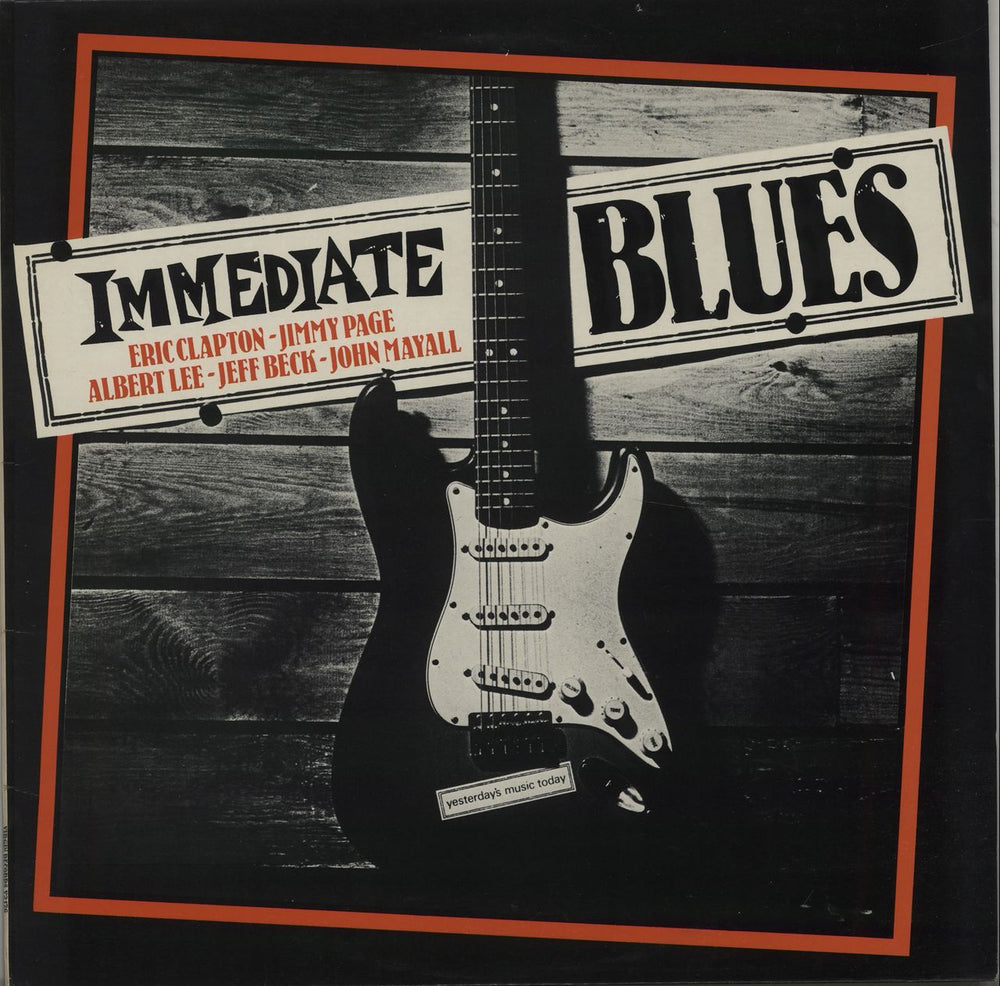 Immediate Label Immediate Blues UK vinyl LP album (LP record) V2176