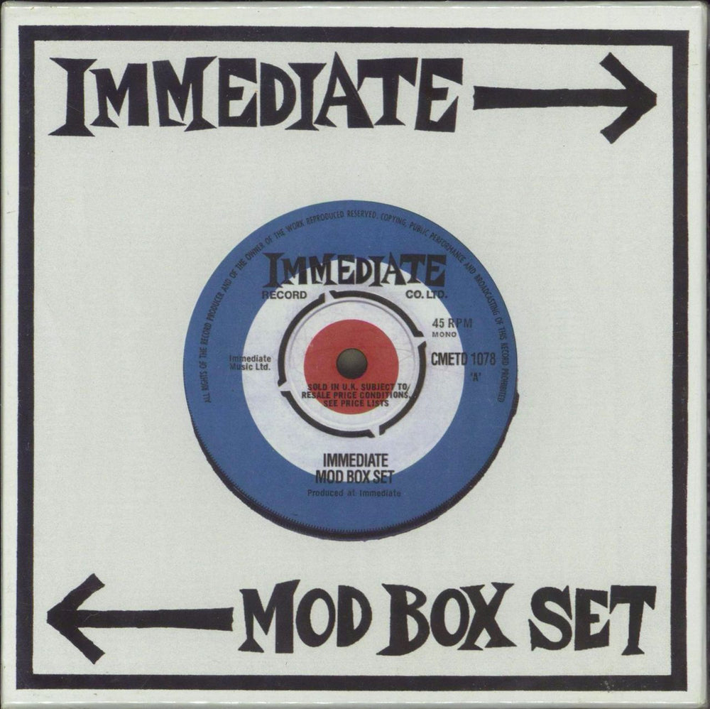 Immediate Label Immediate Mod Box Set - Sealed UK CD Album Box Set CMETD1078