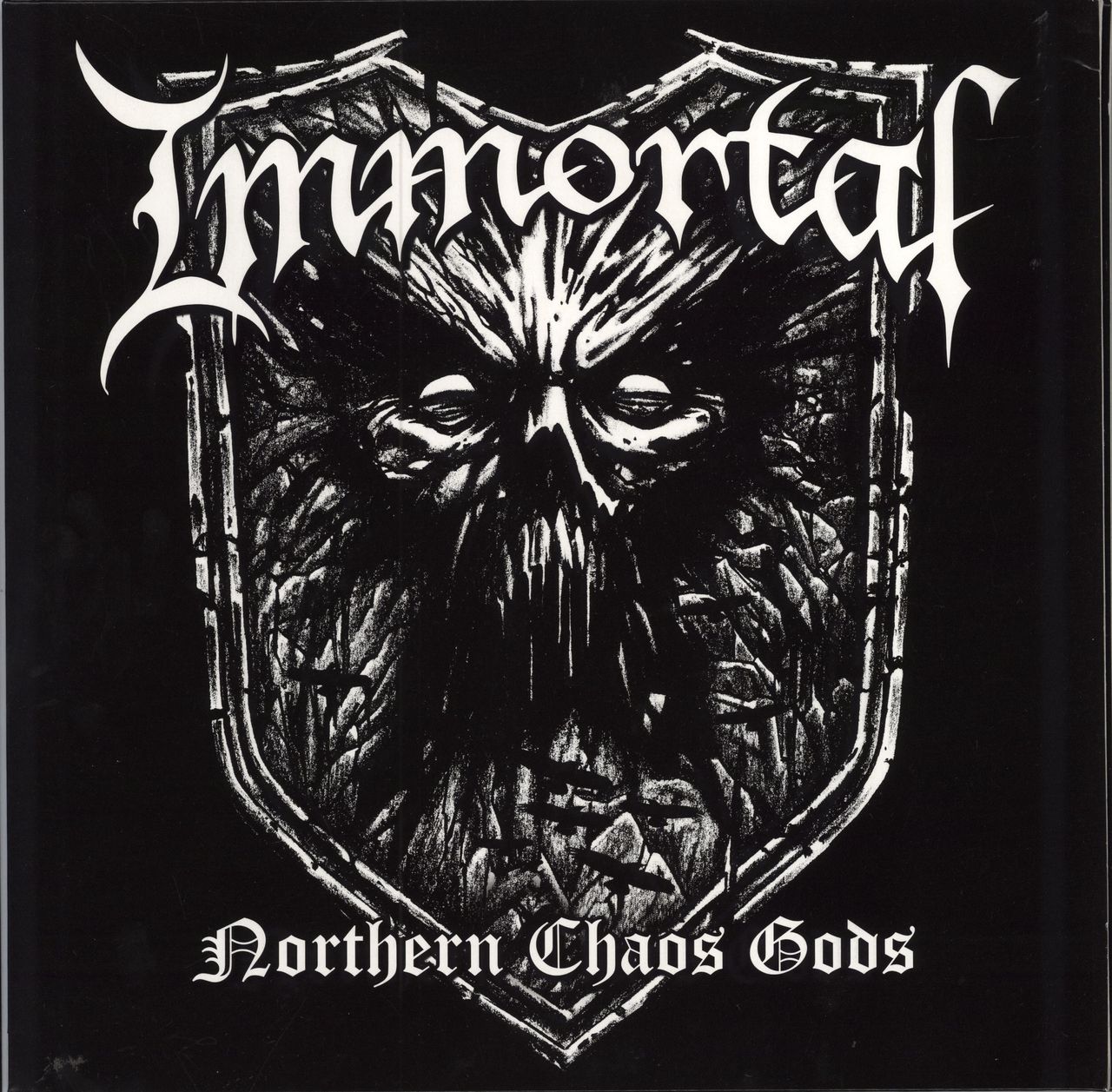 Immortal Northern Chaos Gods UK vinyl LP album (LP record) NB3220-1