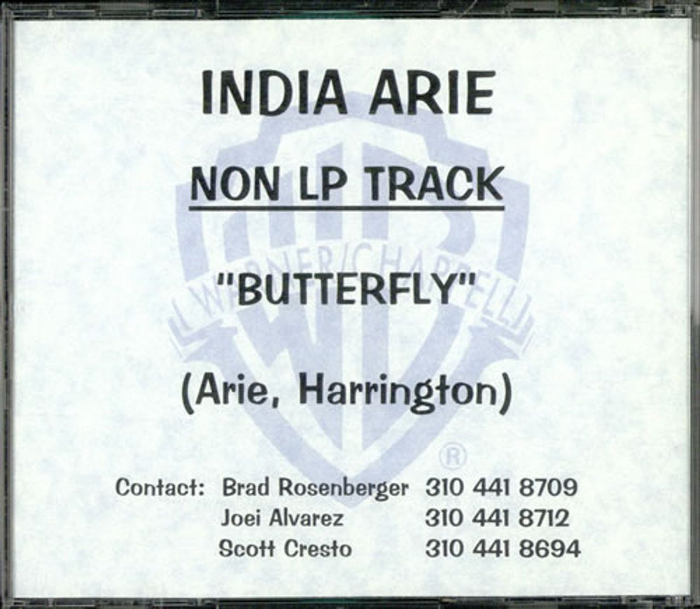 India.Arie Butterfly US CD-R acetate CDR ACETATE