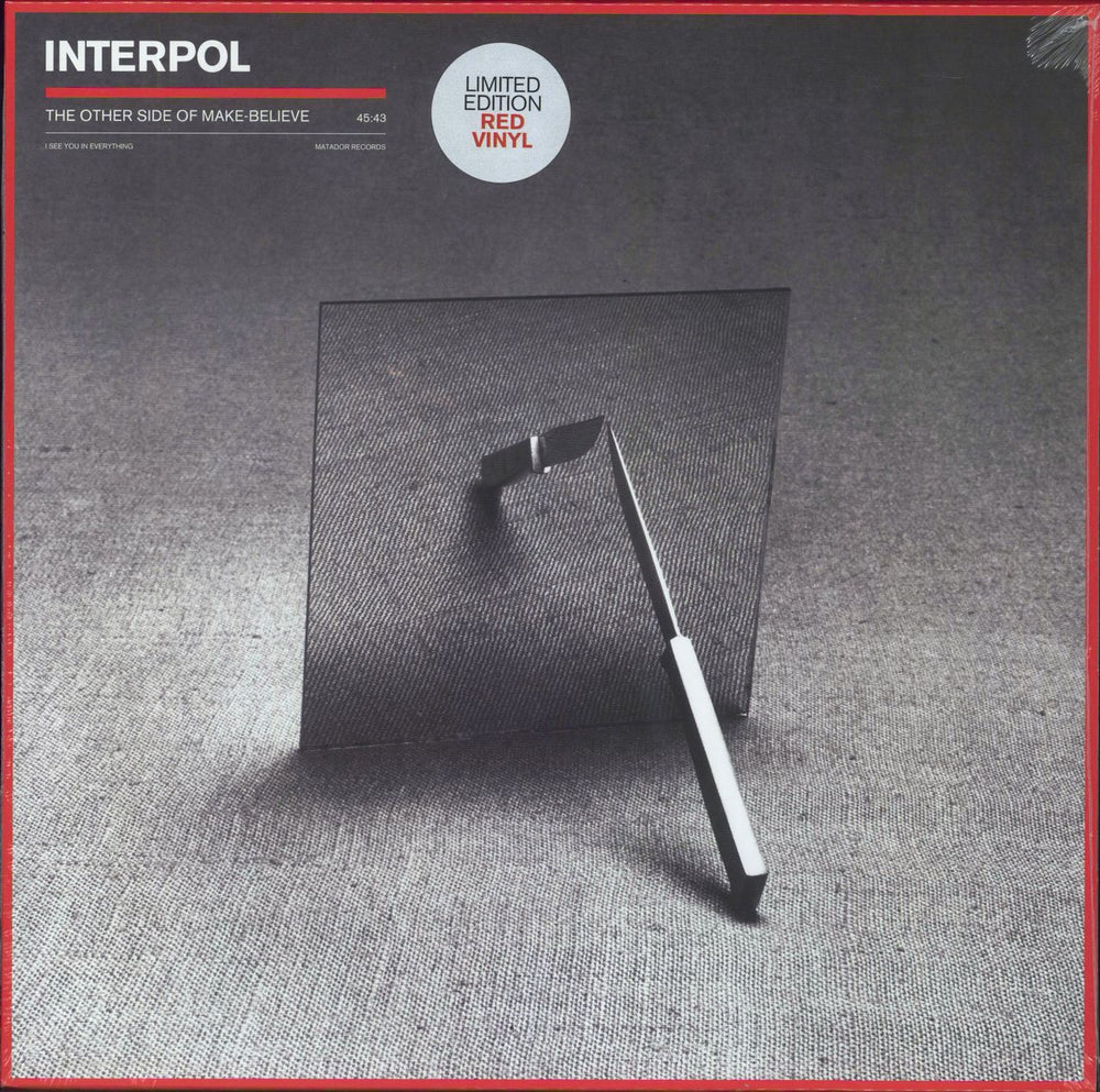 Interpol The Other Side of Make Believe - Red Vinyl UK vinyl LP album (LP record) OLE1875LPE