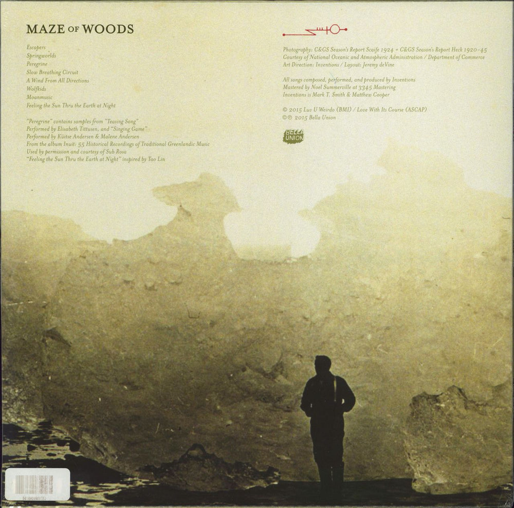 Inventions Maze Of Woods - Green Vinyl + CD - Sealed UK vinyl LP album (LP record) 5414939918353