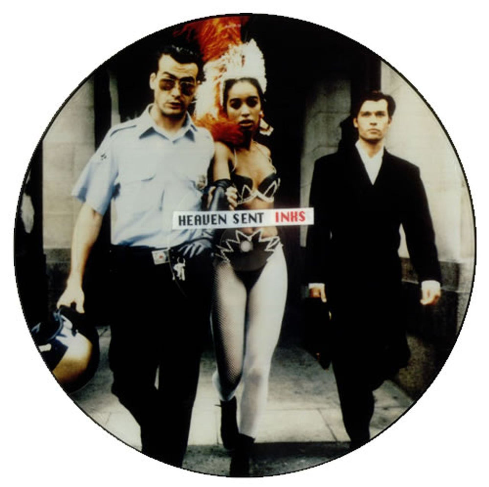 Inxs Heaven Sent / Baby Don't Cry - Doublepack UK 12" vinyl picture disc (12 inch picture record) INXSP19/20