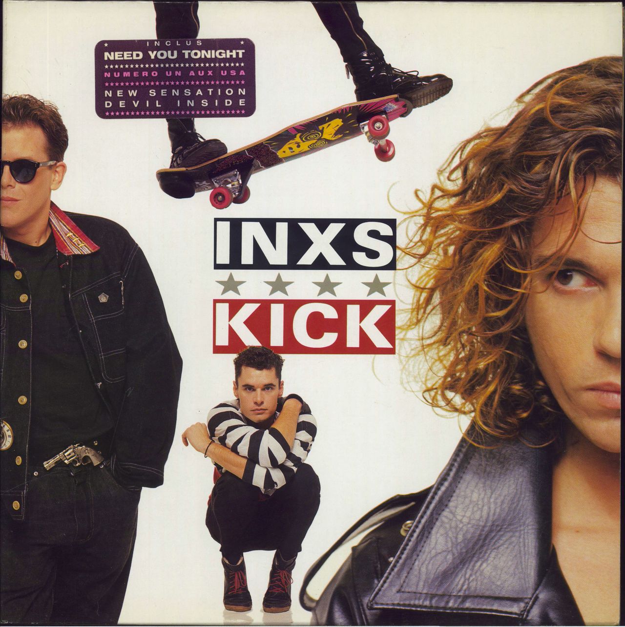 Inxs Kick Dutch vinyl LP album (LP record) 832721-1