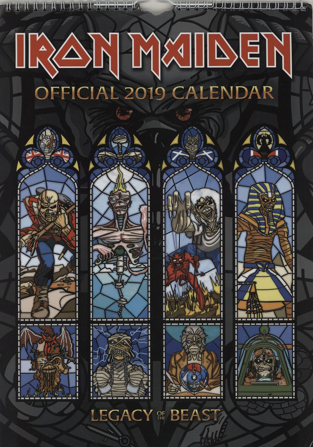 Iron Maiden Calendar 2019 - Danilo UK calendar OFFICIAL CALENDAR