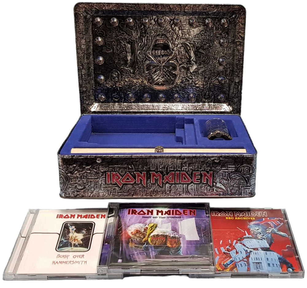 Iron Maiden Eddie's Archive - 1st issue UK box set IROBXED453634