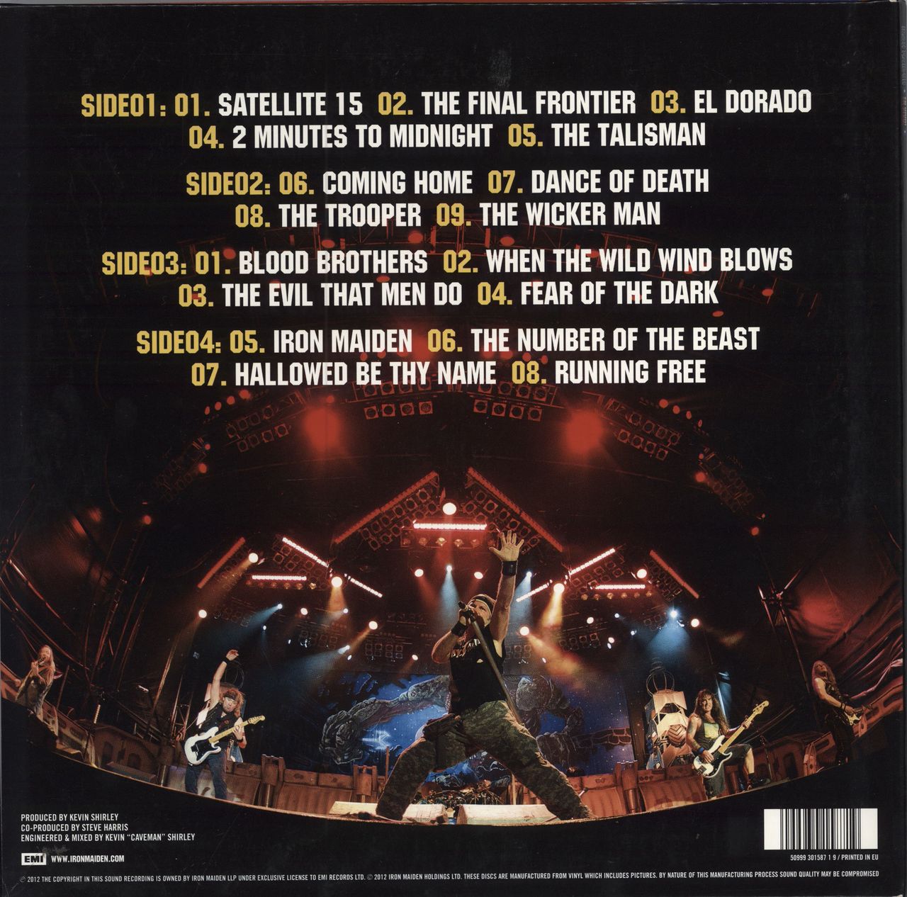 Iron Maiden En Vivo! UK picture disc LP (vinyl picture disc album) 5099930158719