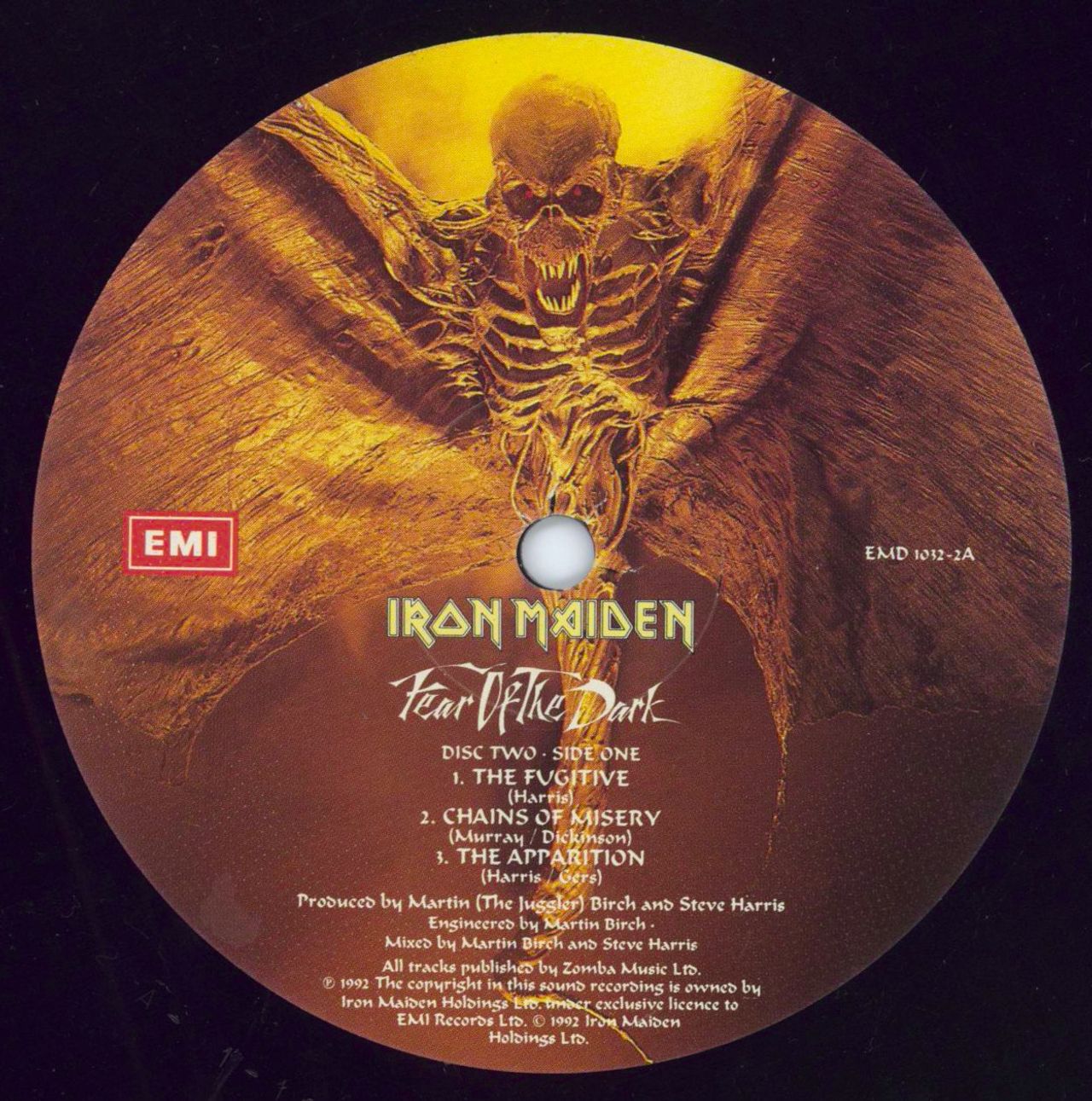 Iron Maiden Fear Of The Dark UK 2-LP vinyl record set (Double LP Album) IRO2LFE739374