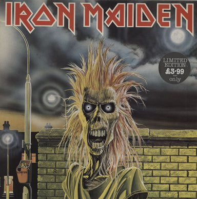 Iron Maiden Iron Maiden - RRP Stickered UK vinyl LP album (LP record) EMC3330