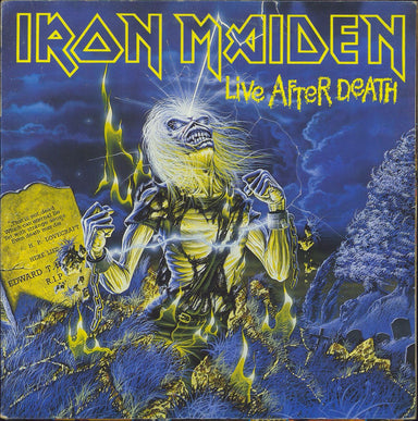 Iron Maiden Live After Death - EX Italian 2-LP vinyl set