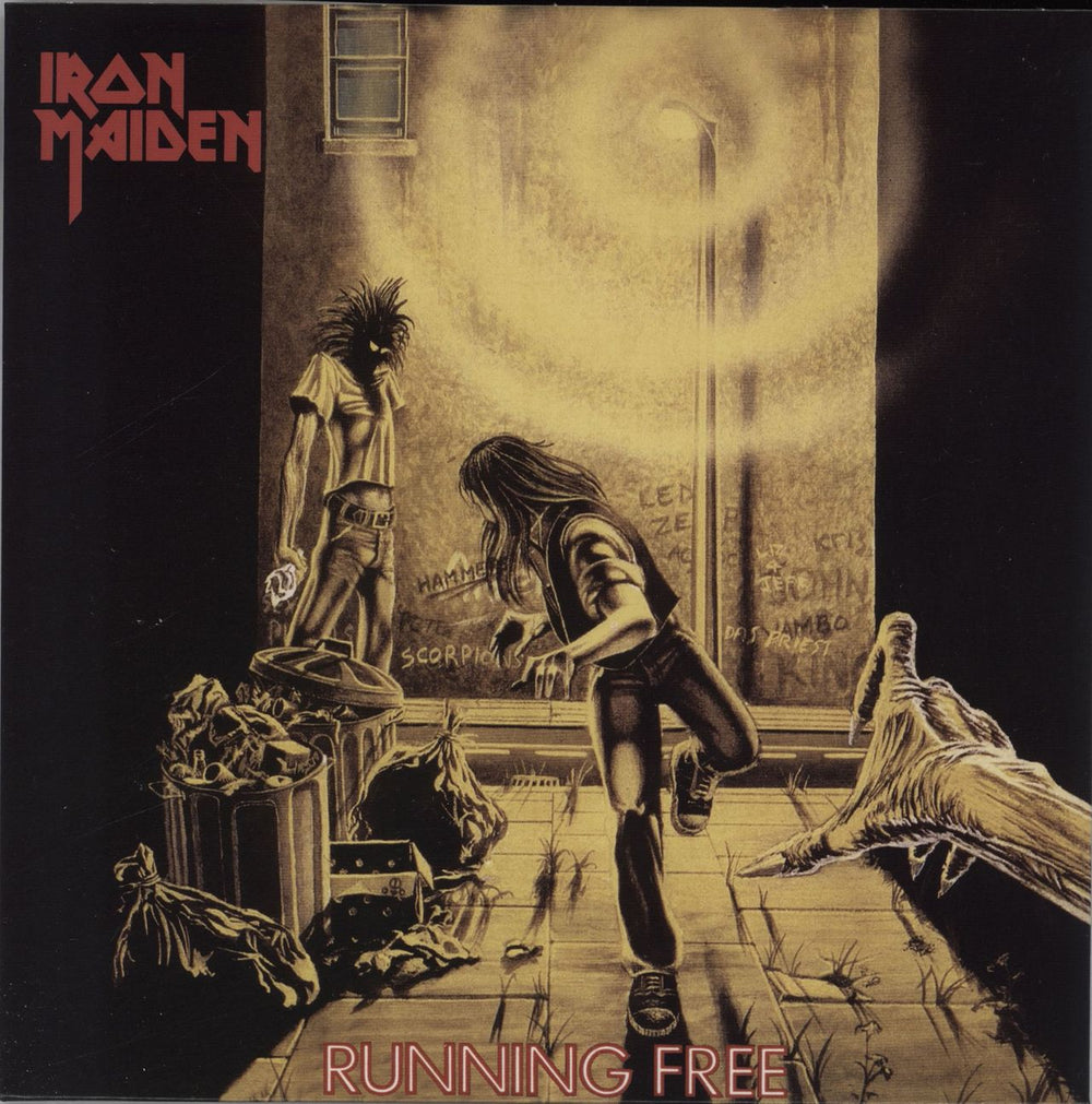 Iron Maiden Running Free UK 7" vinyl single (7 inch record / 45) 2564625243