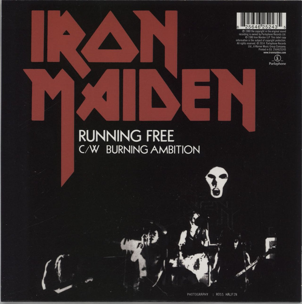 Iron Maiden Running Free UK 7" vinyl single (7 inch record / 45) 825646252435