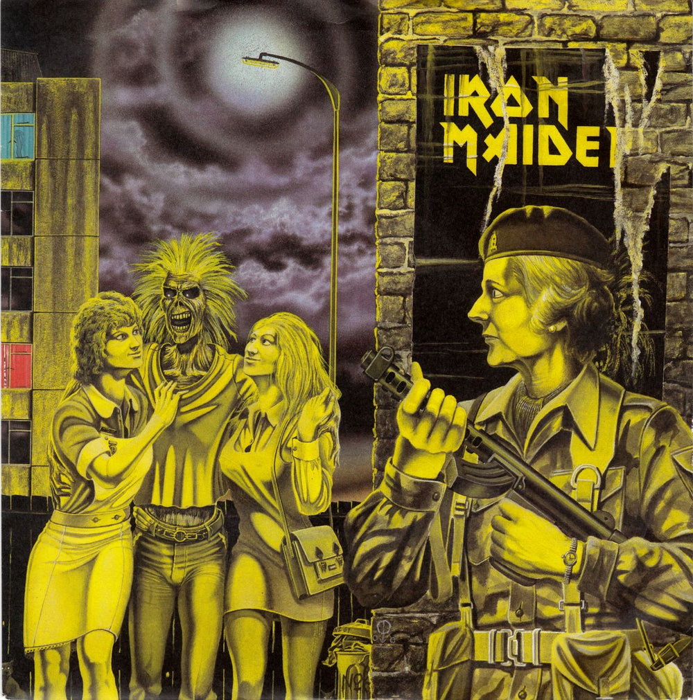 Iron Maiden Women In Uniform - P/S UK 7" vinyl single (7 inch record / 45) EMI5105