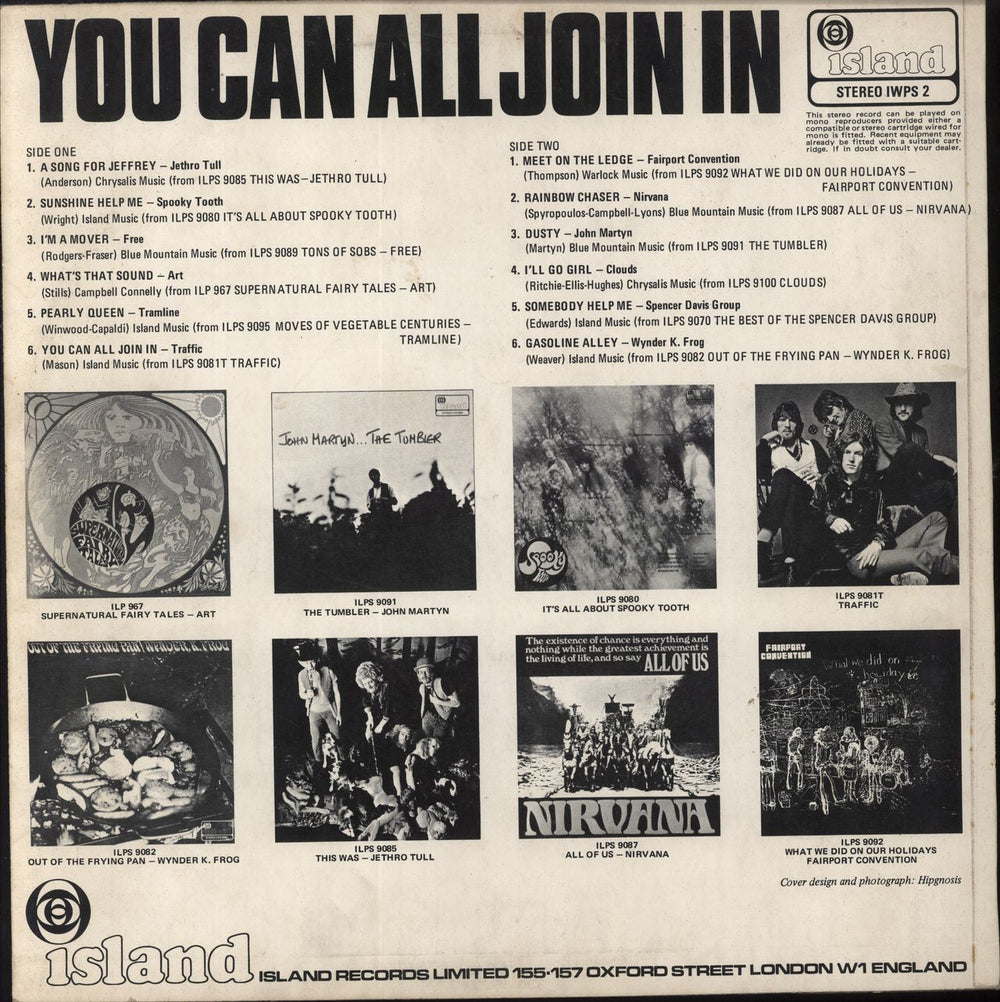 Island Records You Can All Join In - 3rd UK vinyl LP album (LP record)