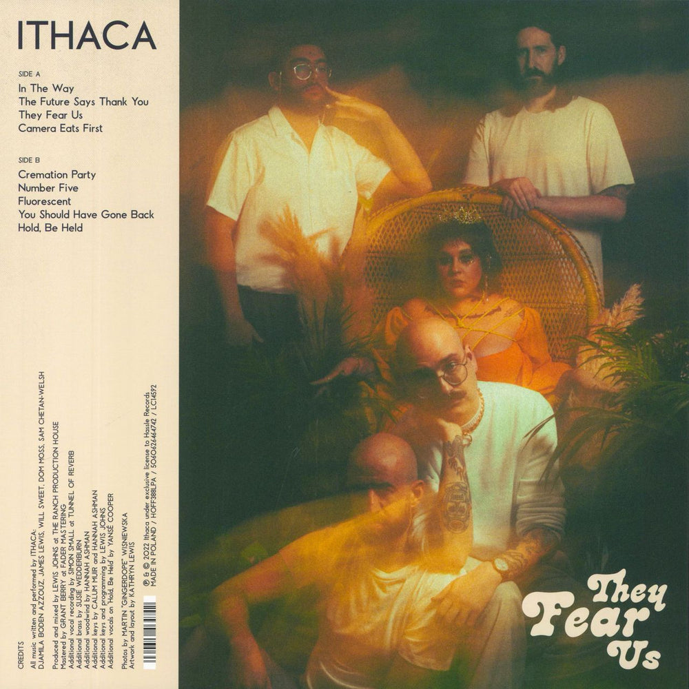 Ithaca (Metal) They Fear Us - Green Vinyl UK vinyl LP album (LP record) 5060626464742