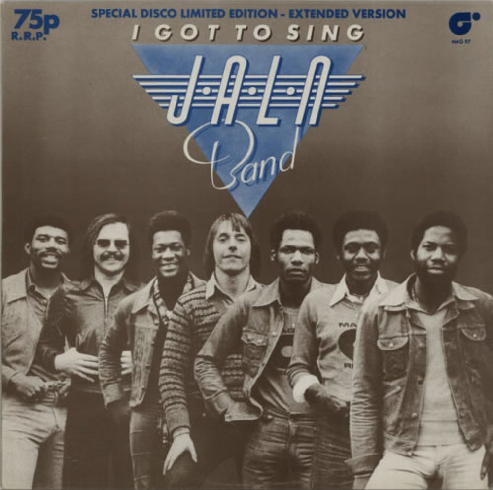 J.A.L.N. Band I Got To Sing UK 12" vinyl single (12 inch record / Maxi-single) MAG97