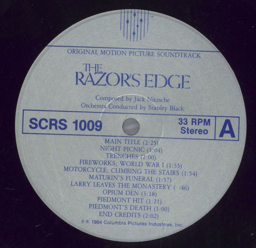 Jack Nitzsche The Razor's Edge US vinyl LP album (LP record) KQCLPTH820568