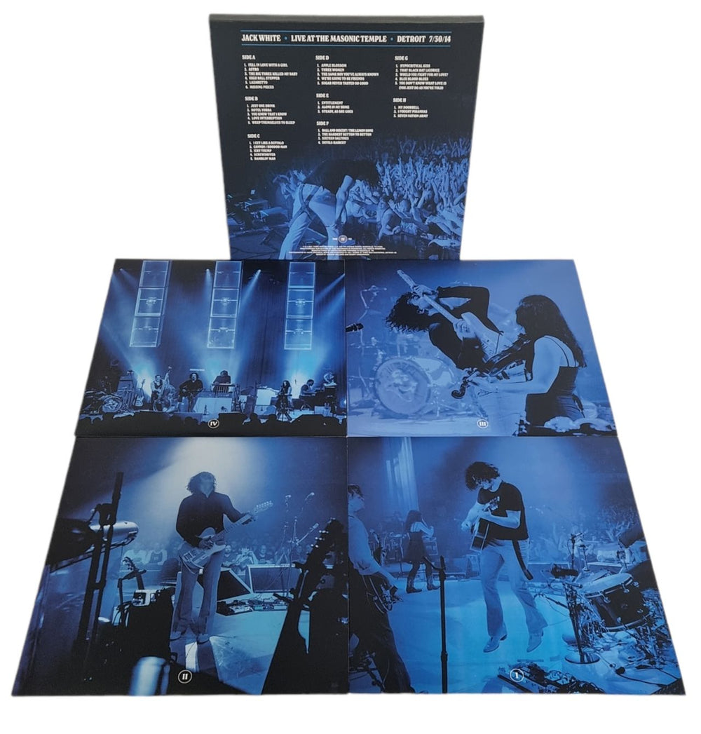 Jack White Live At The Masonic Temple - Vault Package 47 + Mailer US 4-LP vinyl album record set ITE4LLI798268