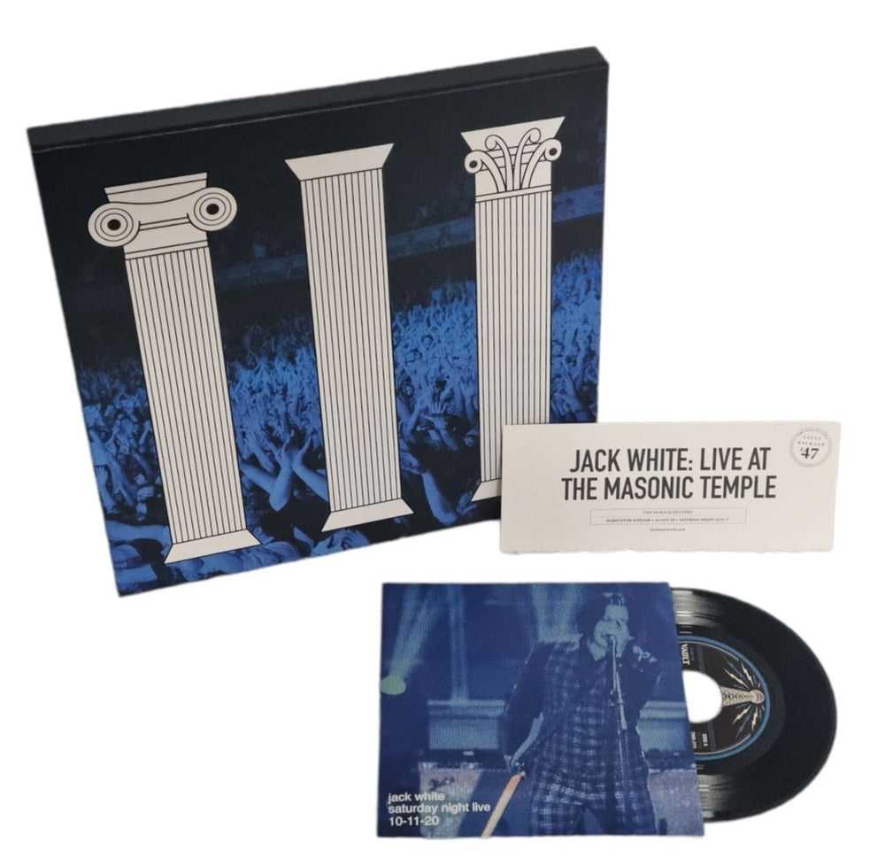 Jack White Live At The Masonic Temple - Vault Package 47 + Mailer US 4-LP vinyl album record set TMR-717/TMR-723