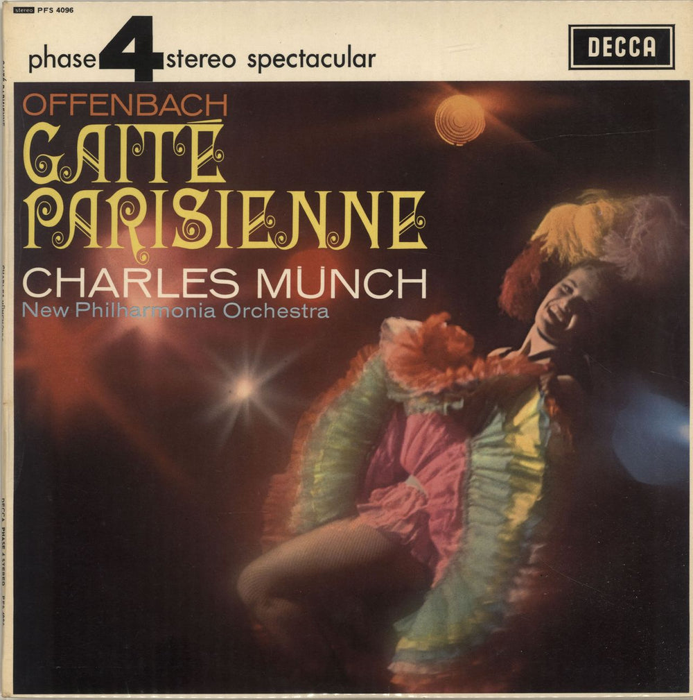 Jacques Offenbach Gaité Parisienne UK vinyl LP album (LP record) PFS4096