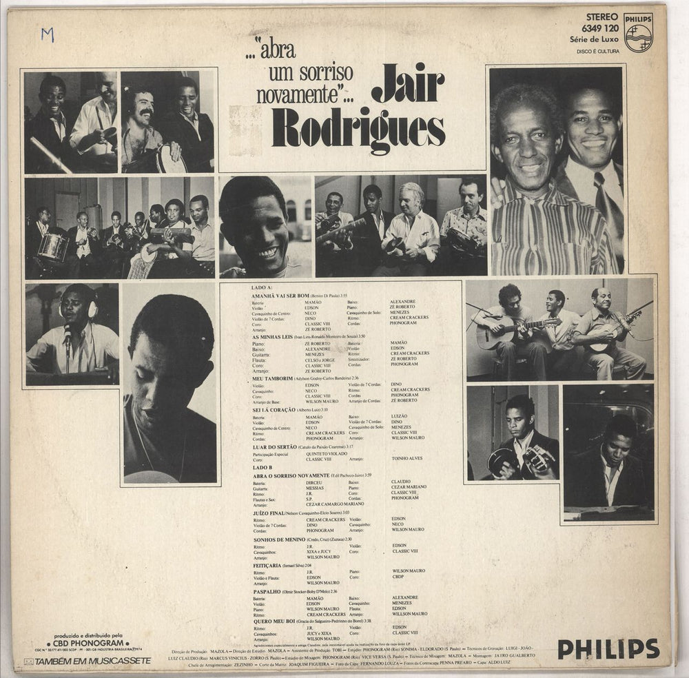 Jair Rodrigues ..."Abra Um Sorriso Novamente"... Brazilian vinyl LP album (LP record)