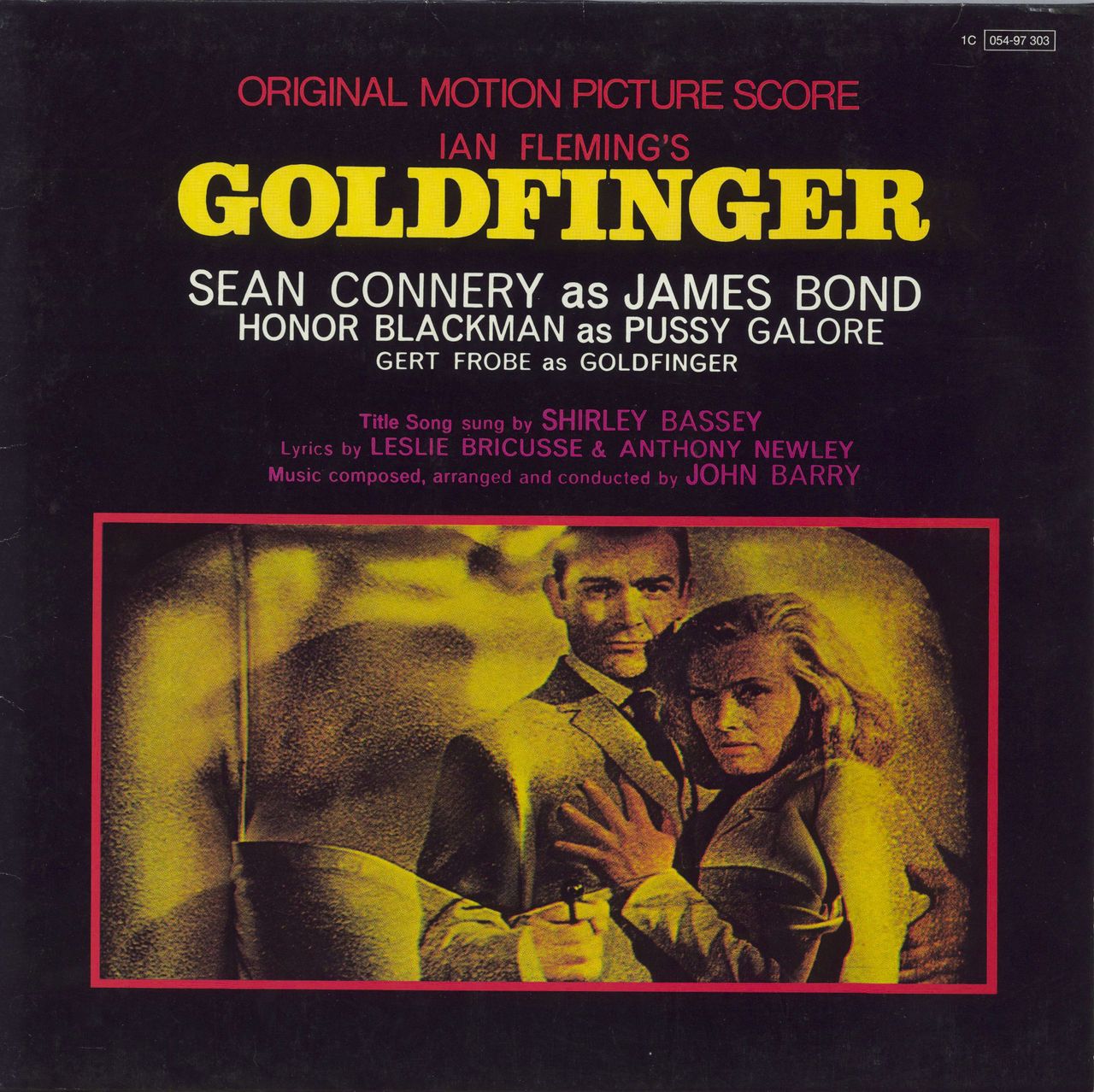 James Bond Goldfinger German vinyl LP album (LP record) 1C05497303