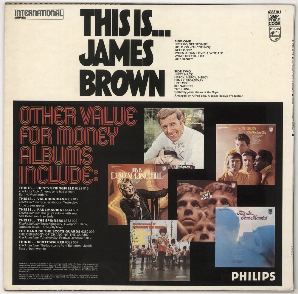 James Brown This Is...James Brown UK vinyl LP album (LP record)