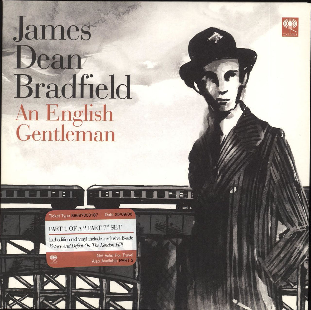 James Dean Bradfield An English Gentleman - Black Vinyl & Gatefold + Part 2 UK 7" vinyl single (7 inch record / 45) 88697003187