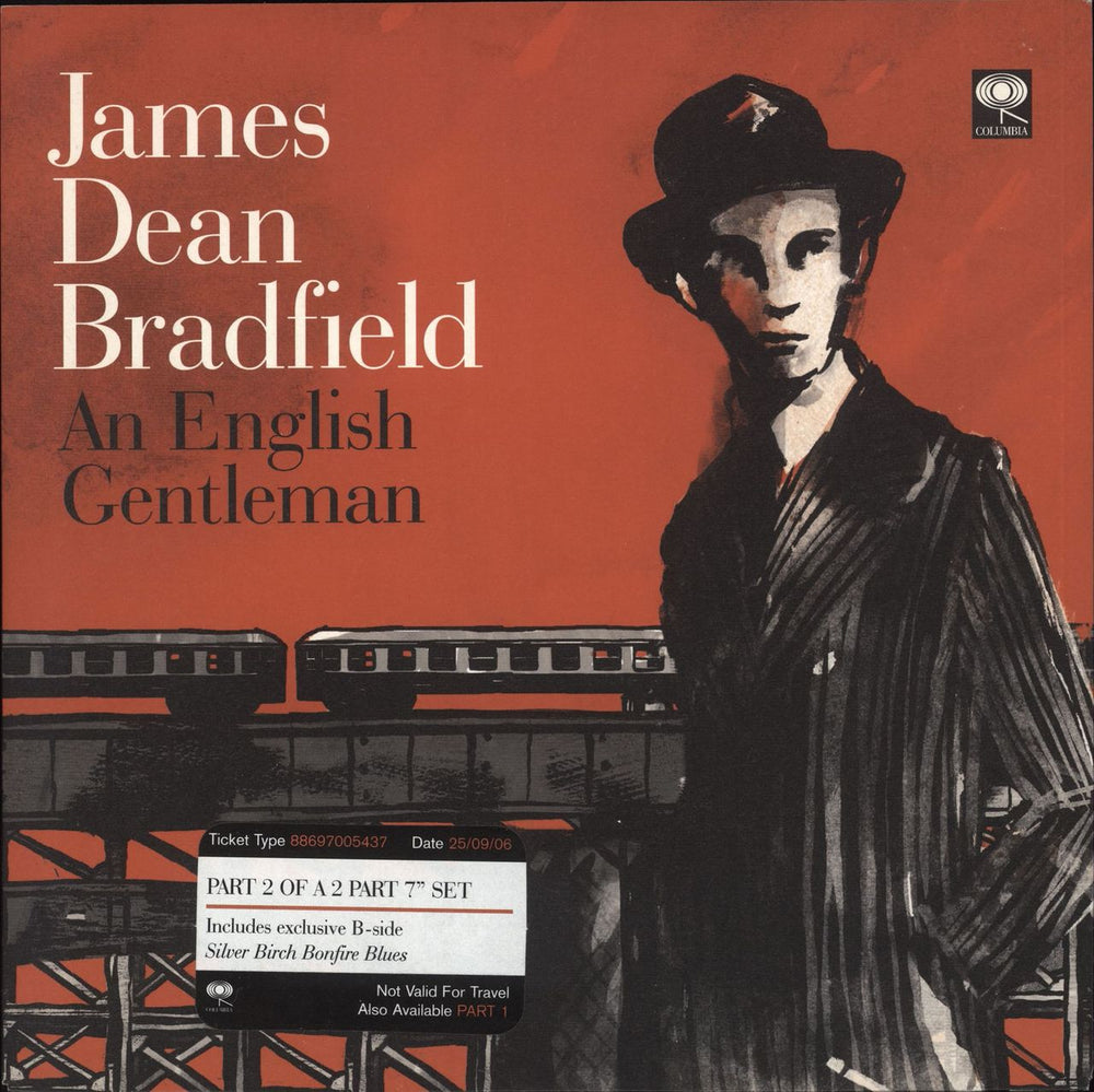 James Dean Bradfield An English Gentleman - Black Vinyl & Gatefold + Part 2 UK 7" vinyl single (7 inch record / 45) JDB07AN708609