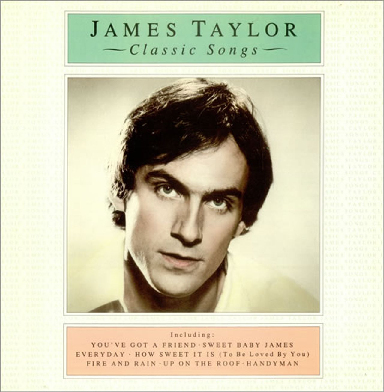 James Taylor Classic Songs UK vinyl LP album (LP record) JTV1