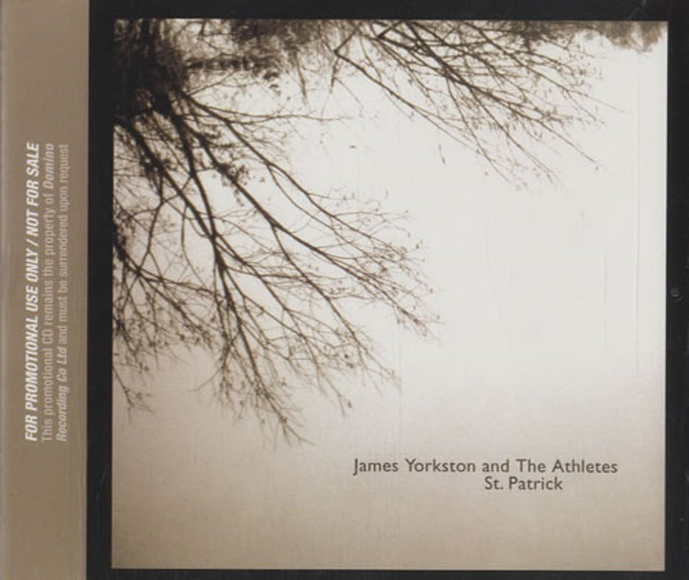 James Yorkston and The Athletes St. Patrick UK Promo CD single (CD5 / 5") RUG141CDP
