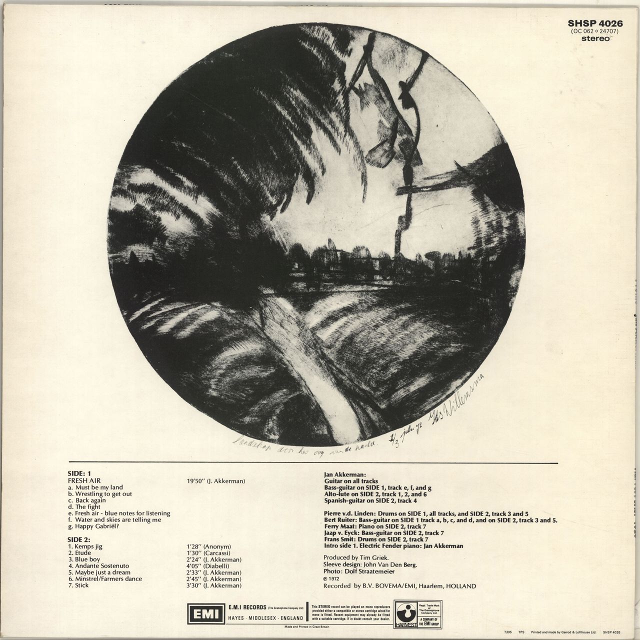 Jan Akkerman Profile UK vinyl LP album (LP record)
