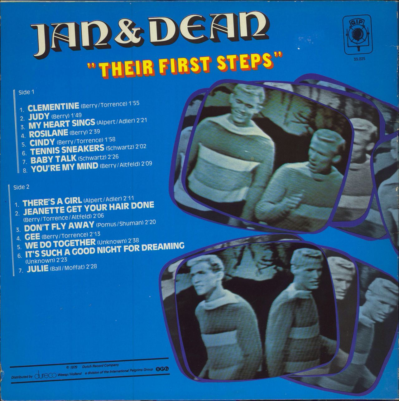 Jan & Dean Their First Steps Dutch vinyl LP album (LP record)