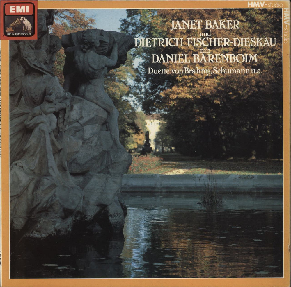 Janet Baker Duette Von Brahms, Schumann u.a. German vinyl LP album (LP record) 1C0391020411