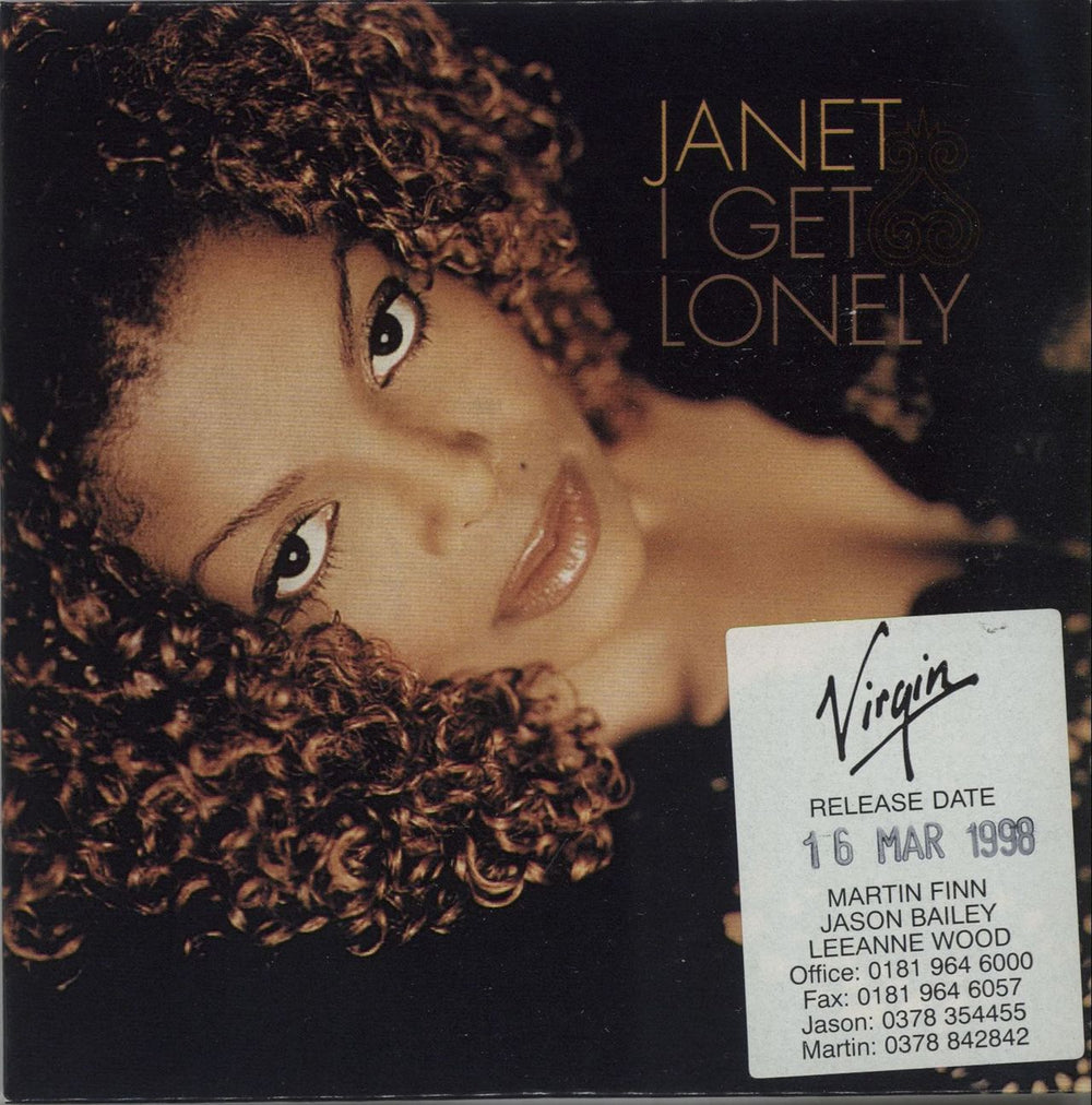Janet Jackson I Get Lonely UK Promo CD single — RareVinyl.com
