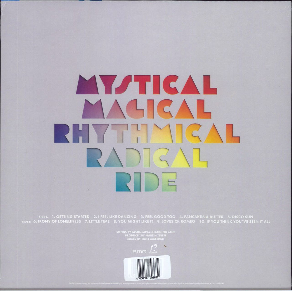 Jason Mraz Mystical Magical Rhythmical Radical Ride - Pink Vinyl + Autographed Print - Sealed US vinyl LP album (LP record) 4050538893632