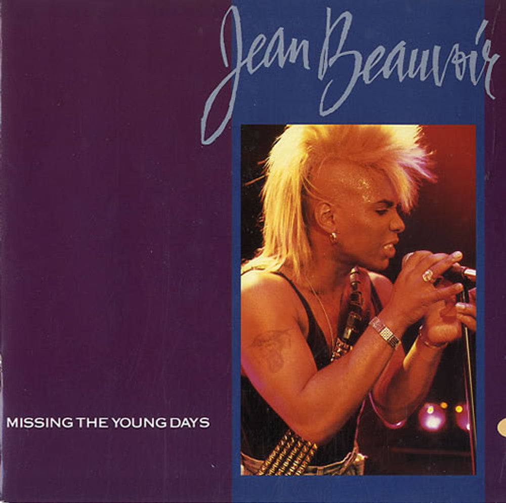 Jean Beauvoir Missing The Young Days UK 7" vinyl single (7 inch record / 45) VS874