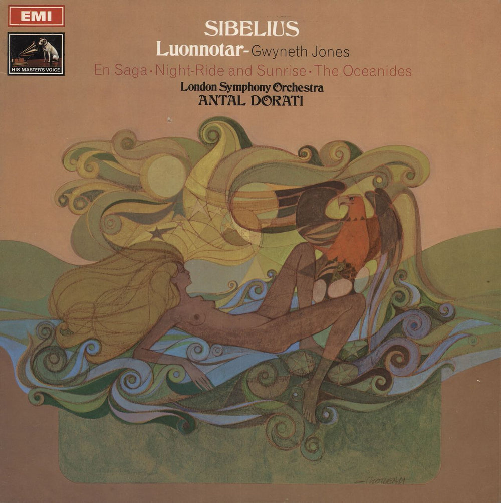 Jean Sibelius Sibelius: Luonnotar UK vinyl LP album (LP record) ASD2486