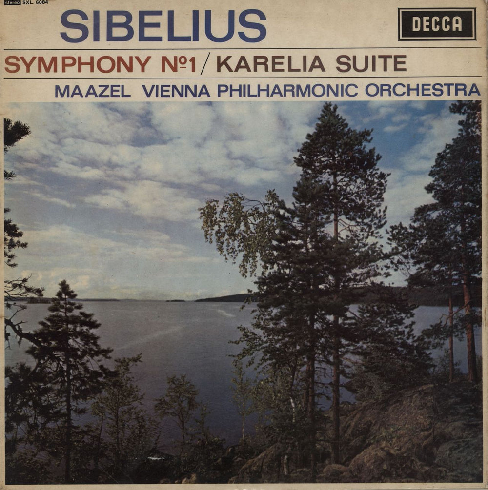 Jean Sibelius Symphony No. 1 / Karelia Suite - 2nd UK vinyl LP album (LP record) SXL6084