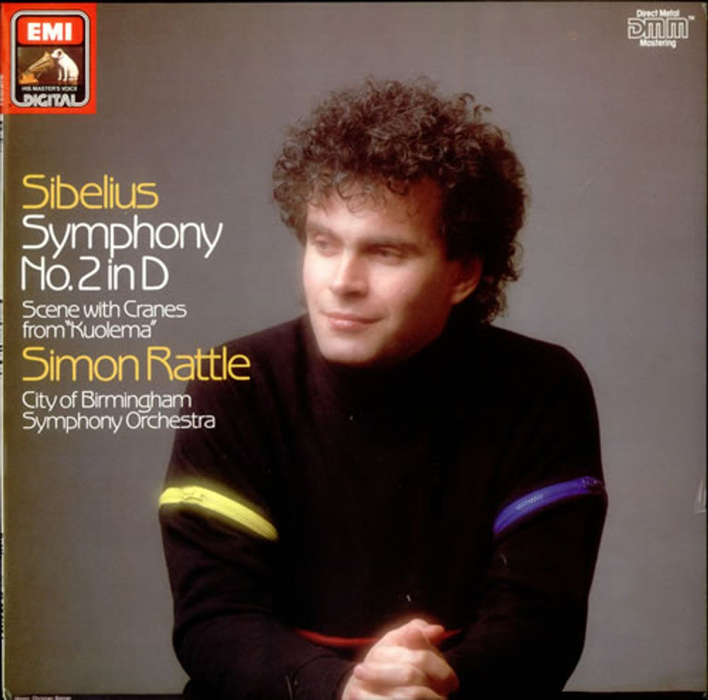 Jean Sibelius Symphony No. 2 in D / Scene With Cranes from 'Kuolema' UK vinyl LP album (LP record) EL2701601