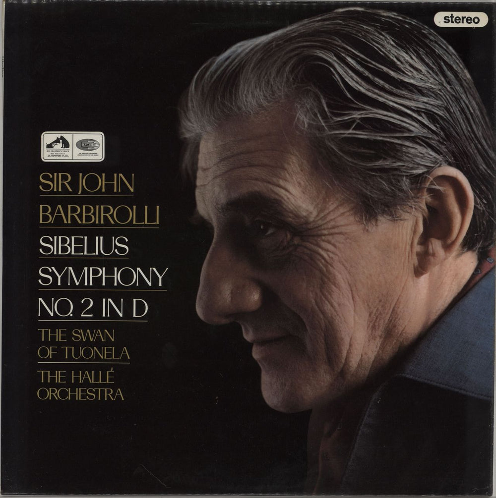 Jean Sibelius Symphony No. 2 In D / The Swan Of Tuonela - 1st UK vinyl LP album (LP record) ASD2308