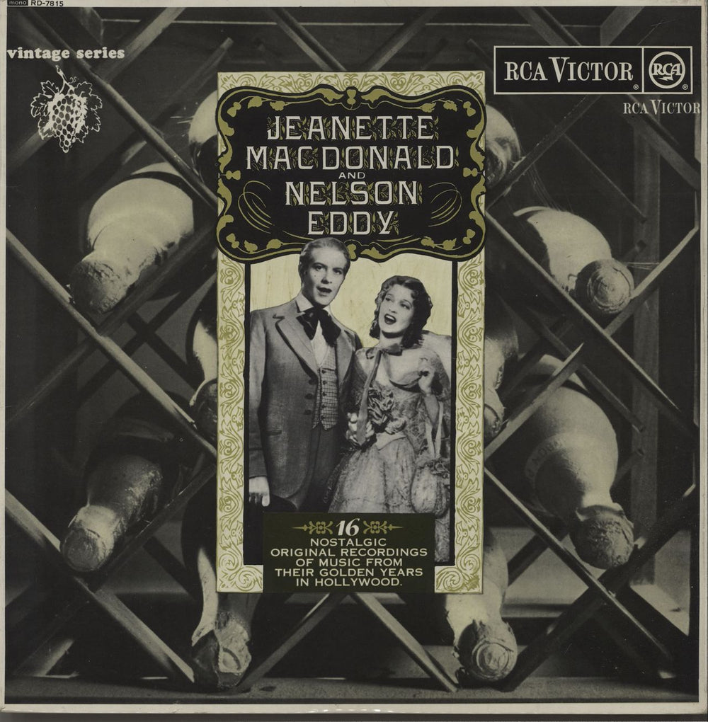 Jeanette MacDonald & Nelson Eddy Jeanette MacDonald & Nelson Eddy UK vinyl LP album (LP record) RD-7815