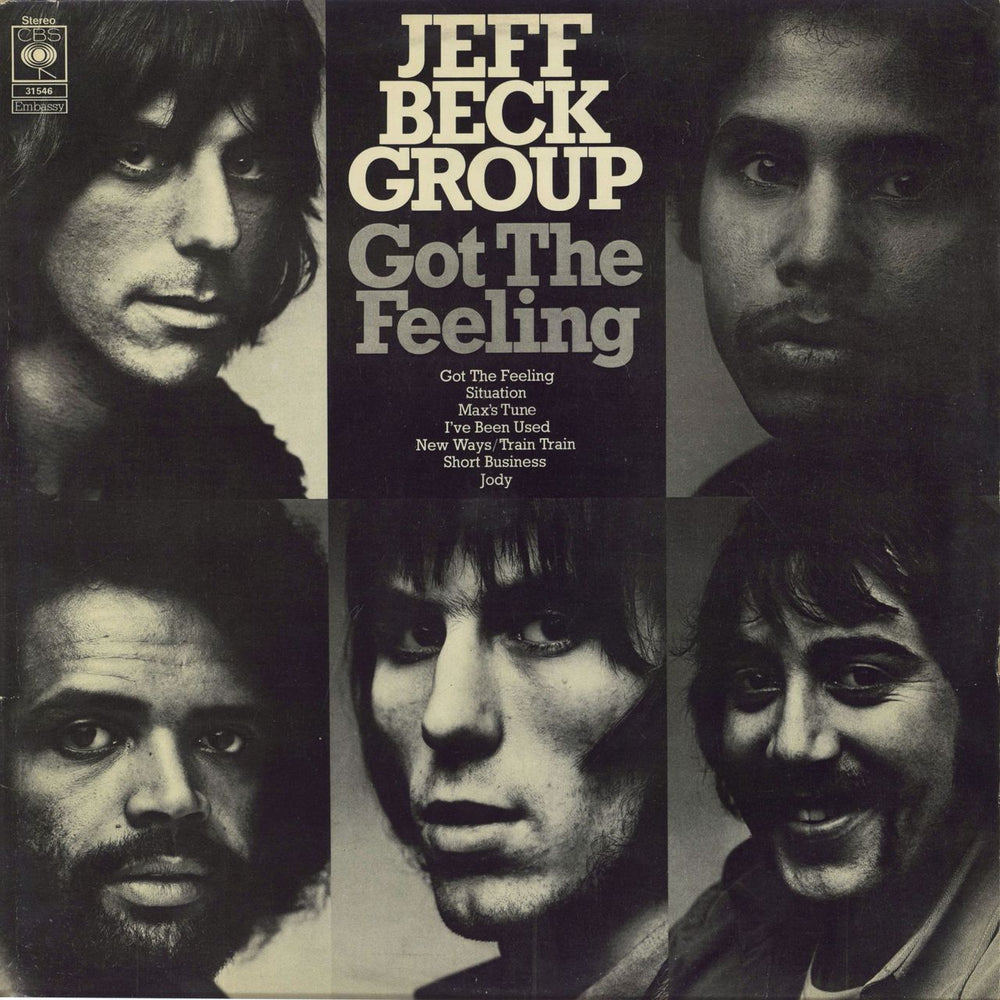 Jeff Beck Got The Feeling UK vinyl LP album (LP record) 31546