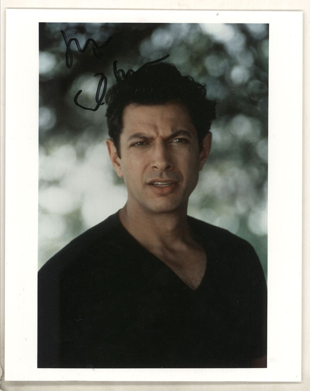 Jeff Goldblum Autographed Photograph UK photograph SIGNED PHOTOGRAPH