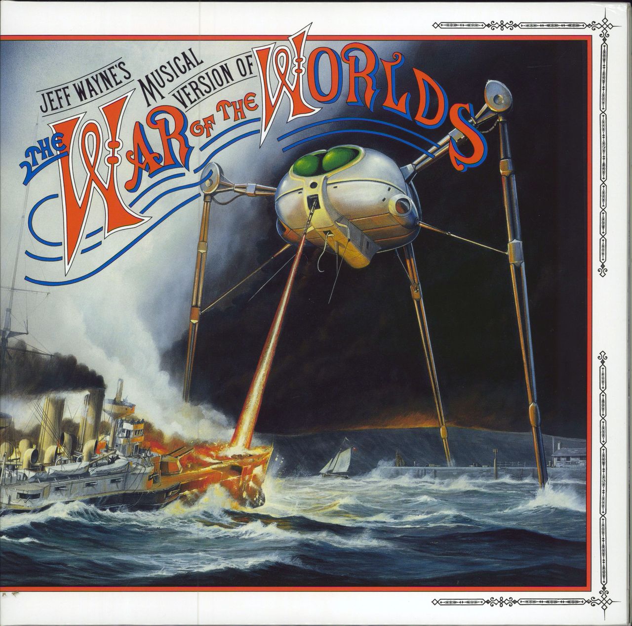 Jeff Wayne The War Of The Worlds - 180gm UK 2-LP vinyl record set (Double LP Album) 889854494315