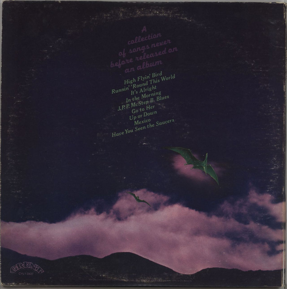 Jefferson Airplane Early Flight - EX US vinyl LP album (LP record)