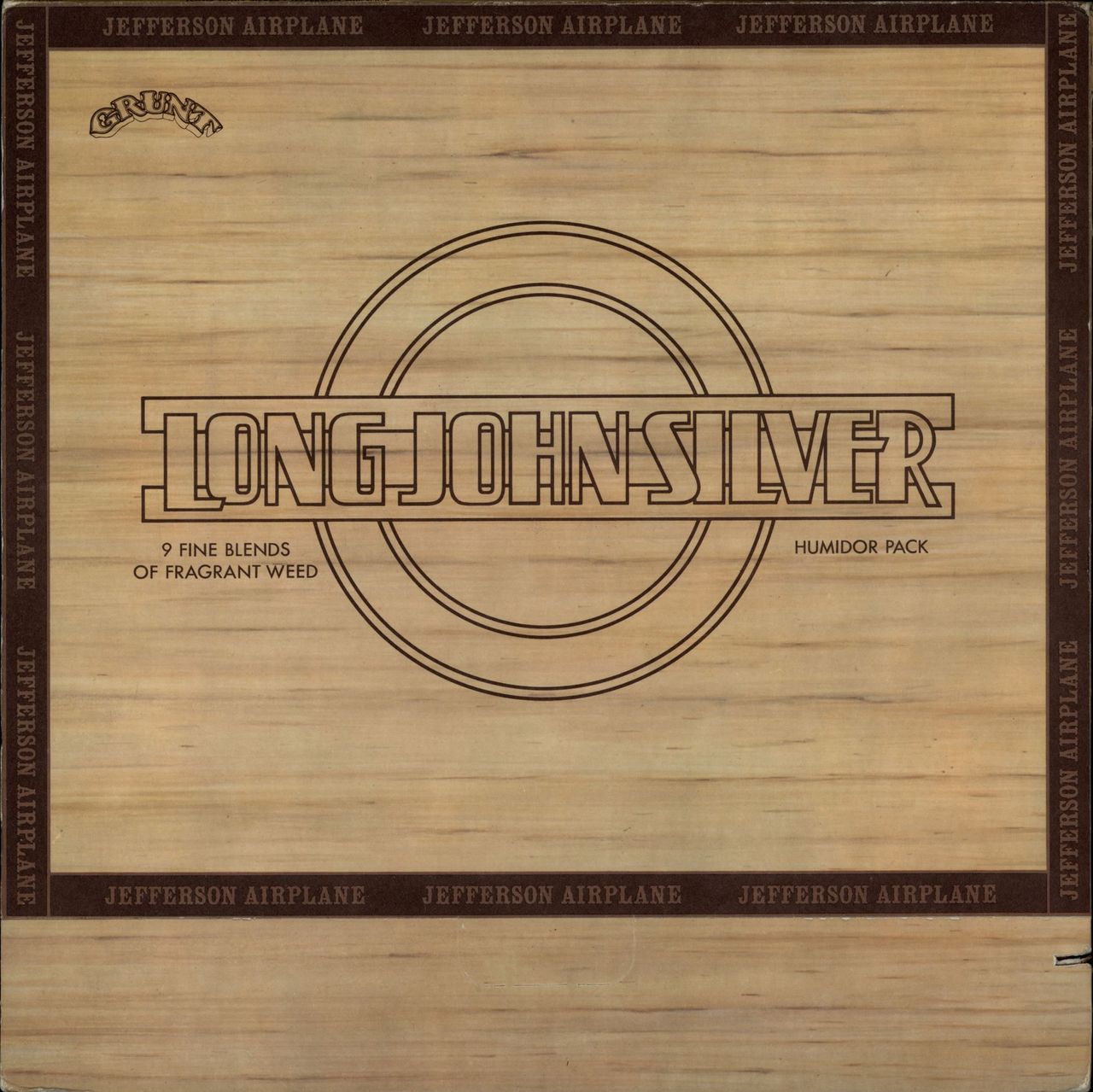 Jefferson Airplane Long John Silver - deletion cut US vinyl LP album (LP record) FTR-1007