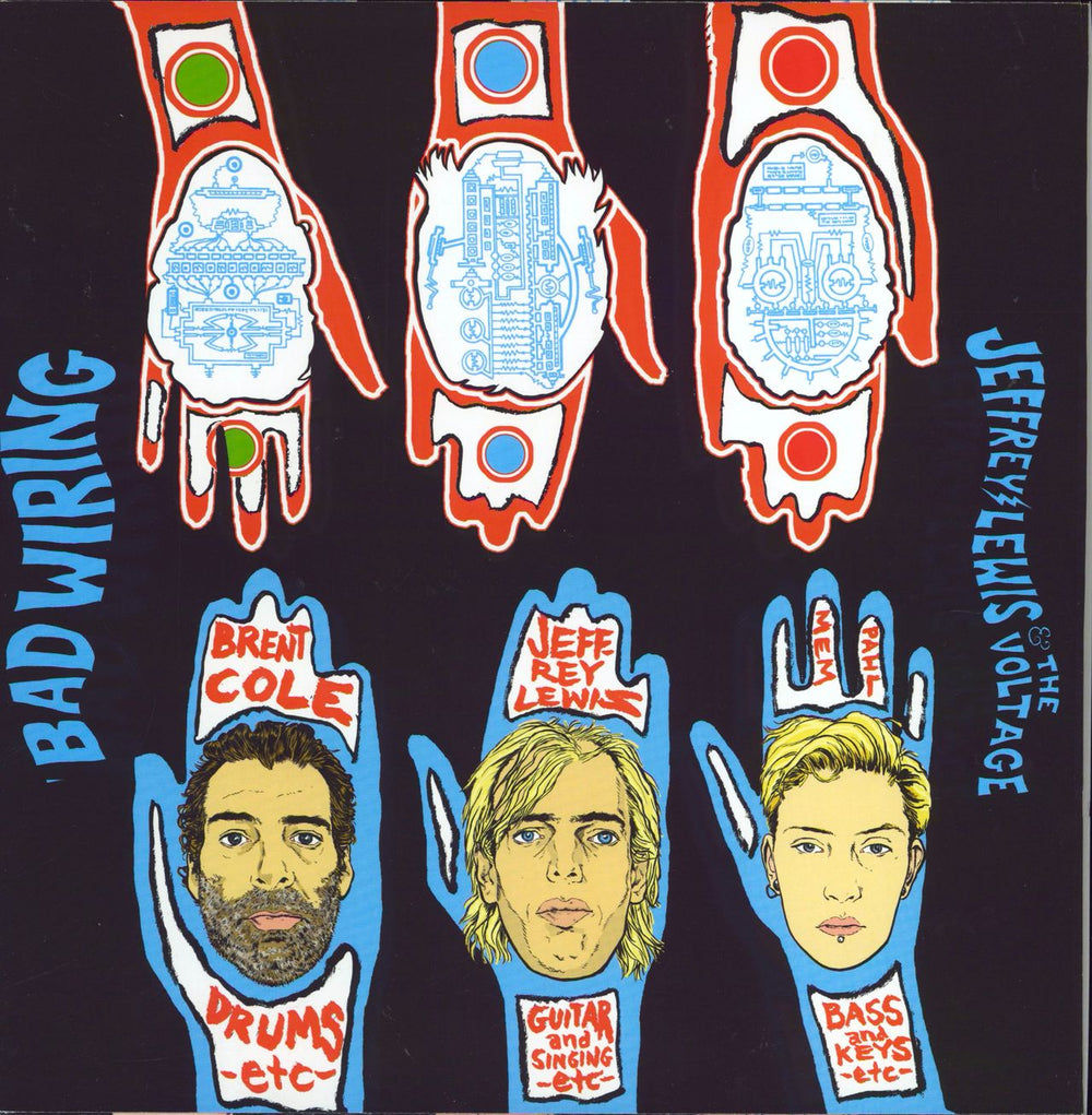 Jeffrey Lewis Bad Wiring - Pale Blue Vinyl + Bonus 7" + Numbered UK vinyl LP album (LP record)